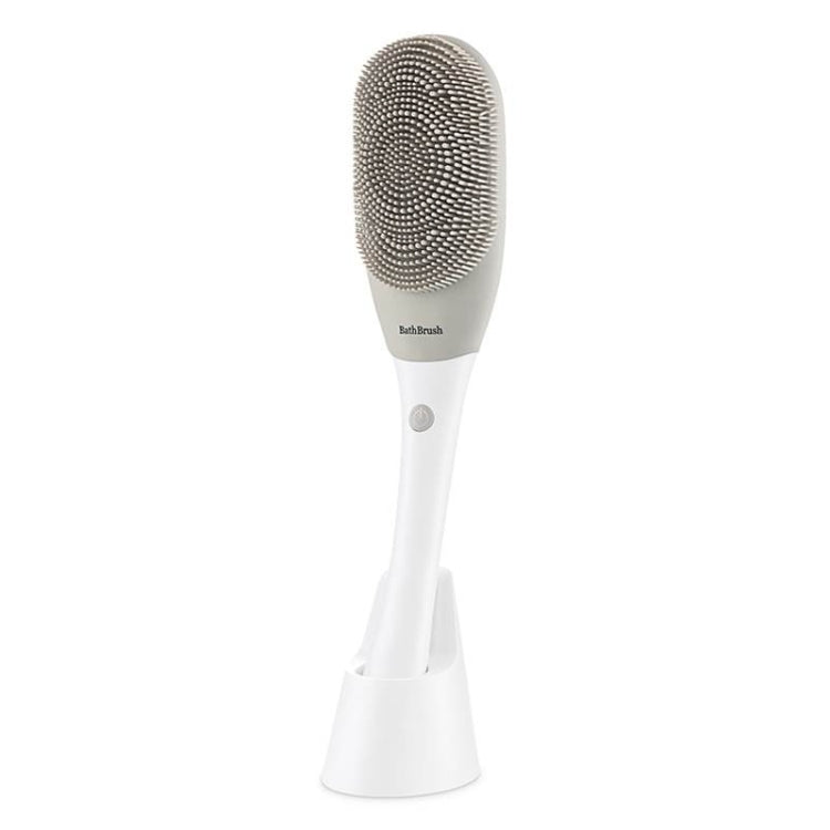 MD-008 Rechargeable Electric Waterproof Long-handled Silicone Bath Cleansing & Massage Brush