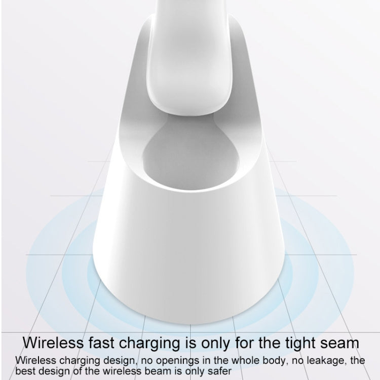 MD-008 Rechargeable Electric Waterproof Long-handled Silicone Bath Cleansing & Massage Brush