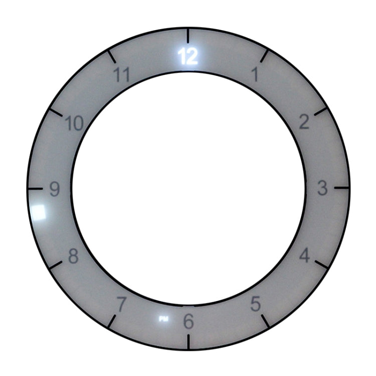 Creative Silent Circular LED Clock