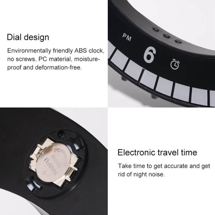 Creative Silent Circular LED Clock