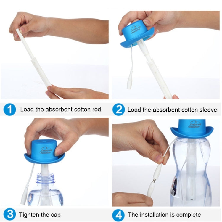DC 5V USB Cowboy Cap Mini Humidifier Aromatherapy Air Purifier Humidifier for Office / Home Room / Car / Travel