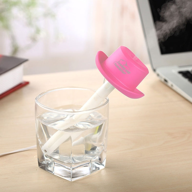 DC 5V USB Cowboy Cap Mini Humidifier Aromatherapy Air Purifier Humidifier for Office / Home Room / Car / Travel