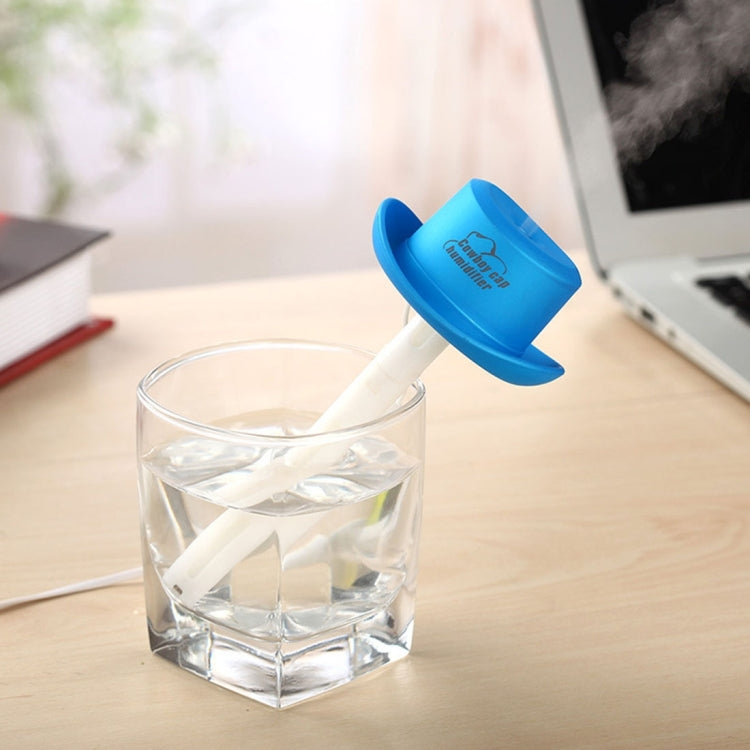 DC 5V USB Cowboy Cap Mini Humidifier Aromatherapy Air Purifier Humidifier for Office / Home Room / Car / Travel