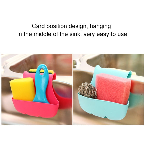 2 PCS Kitchen Sink Dual Storage Bag, Random Color Delivery