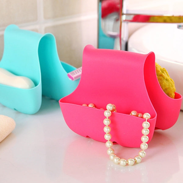 2 PCS Kitchen Sink Dual Storage Bag, Random Color Delivery