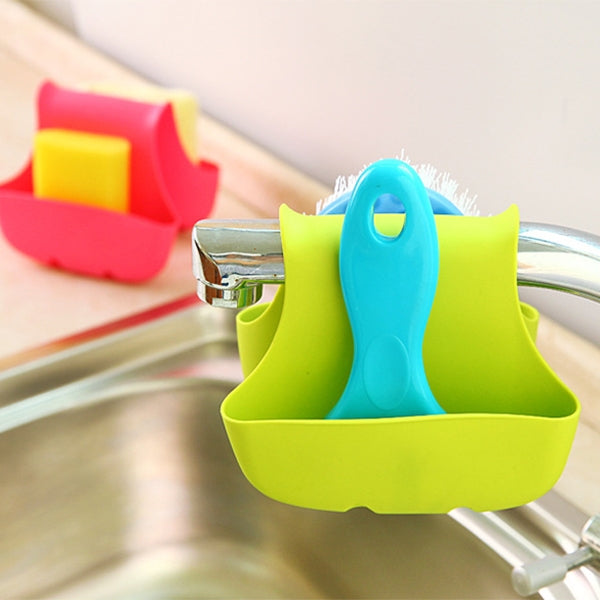 2 PCS Kitchen Sink Dual Storage Bag, Random Color Delivery