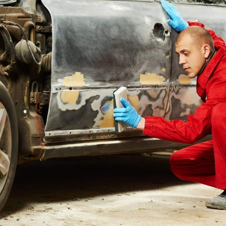 100 PCS Grit 60 Wet And Dry Polishing Grinding Sandpaperï¼ŒSize: 23 x 9cm(Yellow)