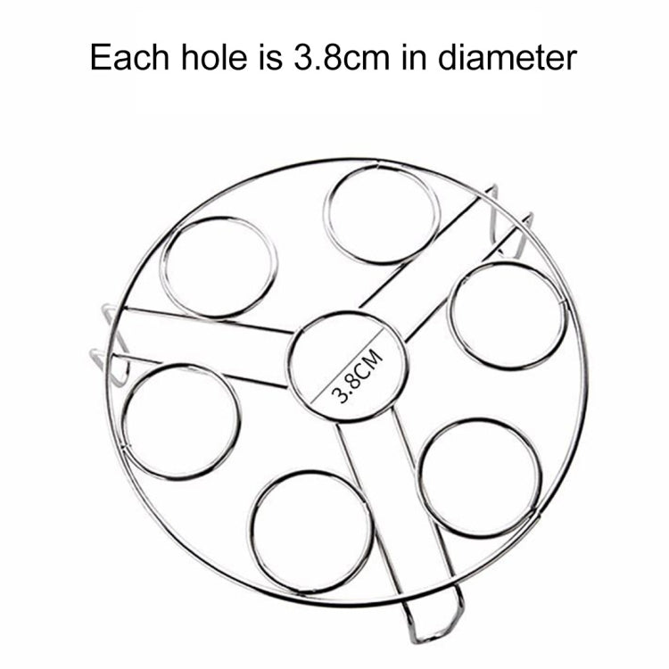 Steamer Rack Basket Egg Vegetable Steaming Trivet for Instant Pot Pressure Cooker, Diameter: 17.5cm, Height: 8cm