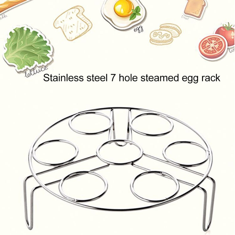 Steamer Rack Basket Egg Vegetable Steaming Trivet for Instant Pot Pressure Cooker, Diameter: 17.5cm, Height: 5.5cm