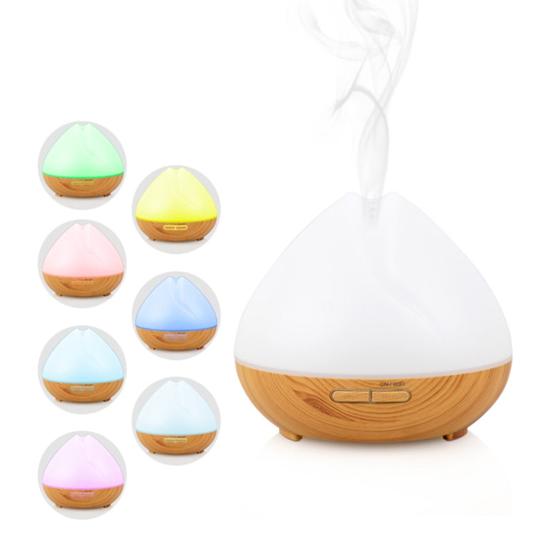 DT-1641YN 400ml Smart Wi-Fi Ultrasonic Aroma Diffuser Cool Mist Humidifier APP Remote Control Voice Control with Colorful LED Light and Auto Shut-off