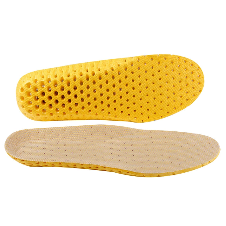 1 Pair Sports Shock Absorption Breathable Soft Thick Sweat Absorbent Insoles for Men / Women, Size: L(41-46 Yards)