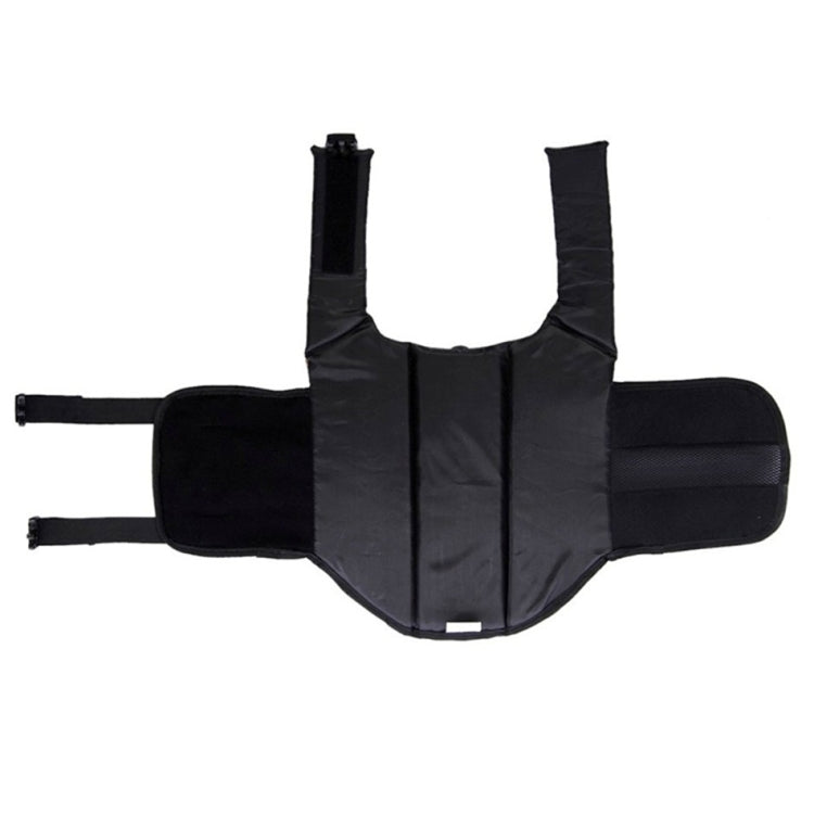 Pet Saver Dog Reflective Stripes Life Vest Jacket for Swimming Boating Surfing, Size: L