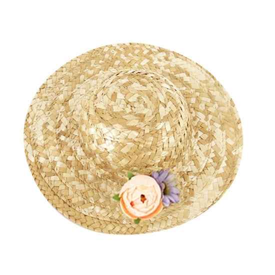 Outdoor Walking Pet Straw Hat, Size: M (Inner Diameter: 7.5cm)