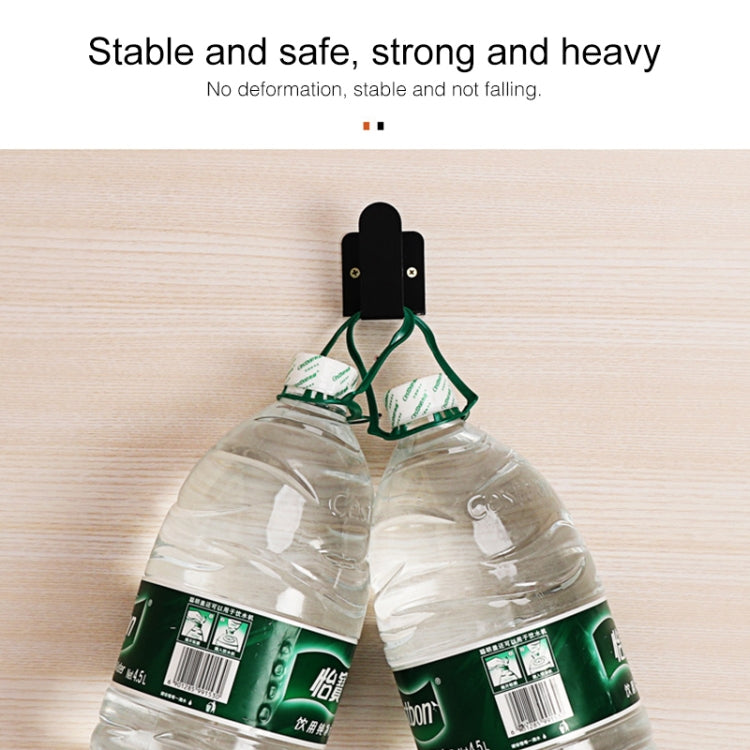 Stainless Steel Wall-mounted Kitchen Rack Hanging Pot Lid Holder (Black)