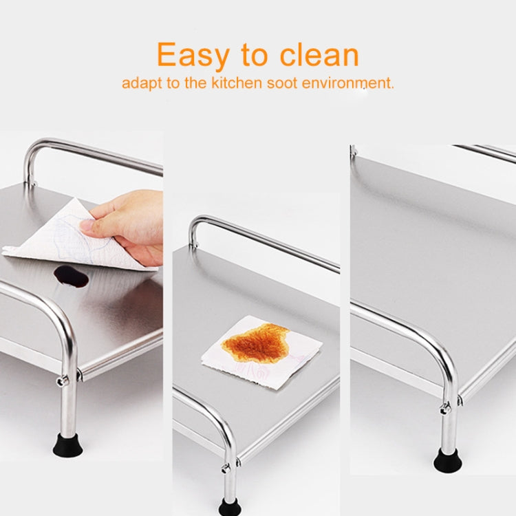 Stainless Steel Kitchen Induction Cooker Rack Storage Holder