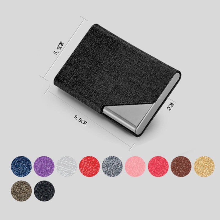 2 PCS Oracle bone texture Business Card Holder Wallet Credit Card ID Case Holder, Random Color