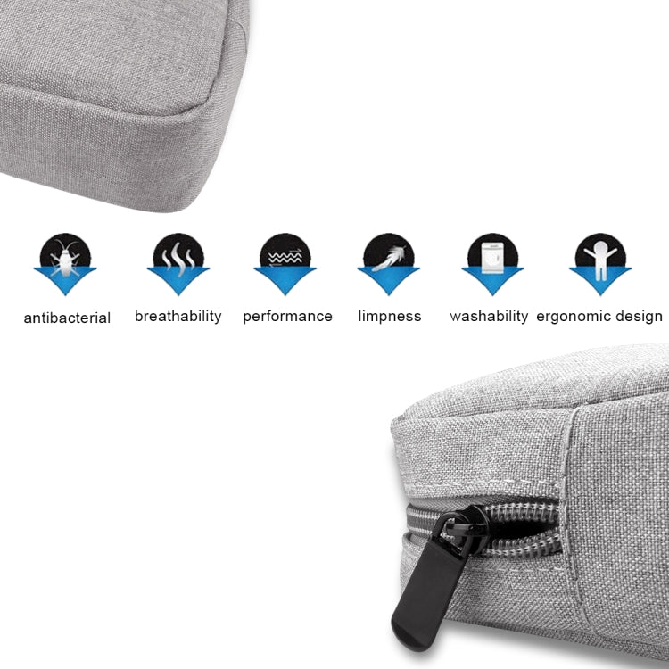 Simple Multi-functional Digital Device Travel Storage Bag for Phones, Power Bank, U-disk, Earphones, Data Cable and etc, Big Size: 23*11*5cm