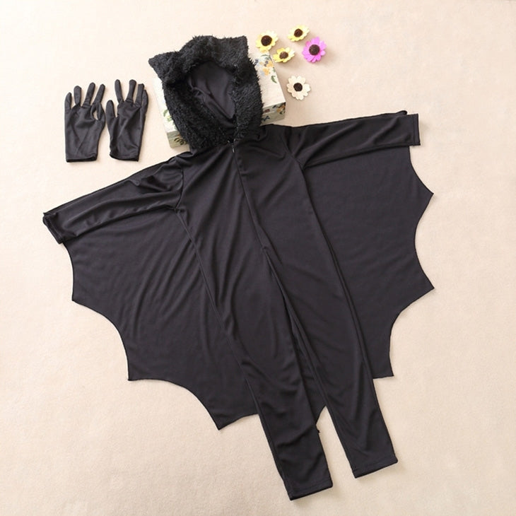 Halloween Costume Children Jumpsuit Bat Style Cosplay Costumes Stage Suit Size:XL, Suggested Height:140-155cm