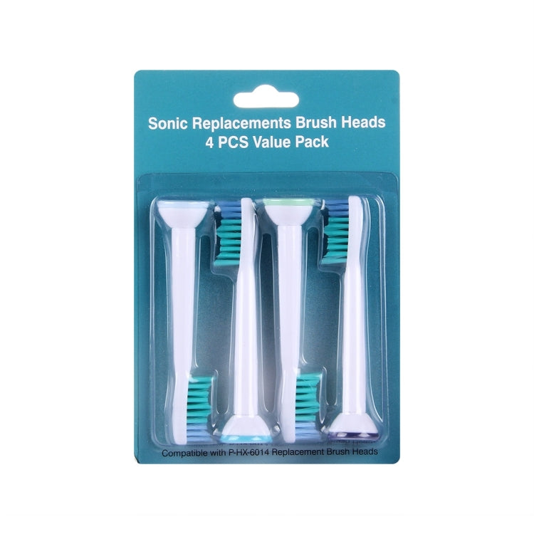 4 PCS Replacement Brush Heads for Philips Sonicare P-HX-6014 Electric Toothbrush