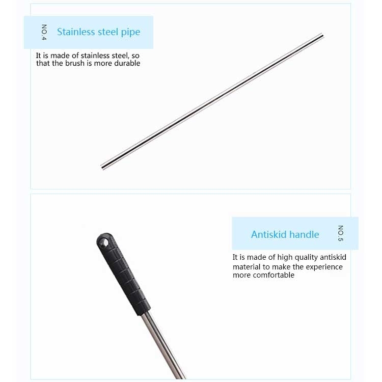 72cm 3 in 1 Multi-functional Fish Tank Cleaning Brush