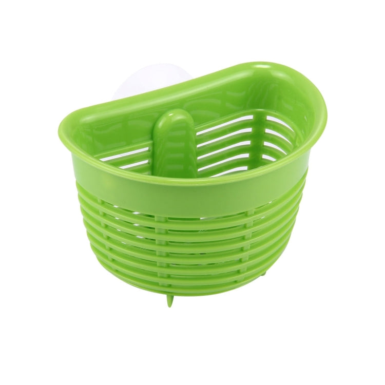 Kitchen Sink Bathroom Wall Hallowed Suction Cup Storage Rack, Random Color Delivery