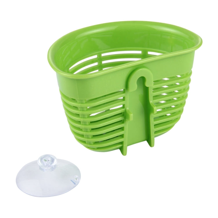 Kitchen Sink Bathroom Wall Hallowed Suction Cup Storage Rack, Random Color Delivery