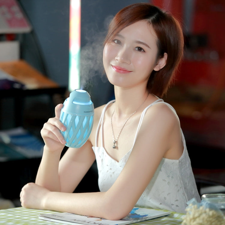 Creative Mini Olivine Shape Portable Mute Desktop Air Humidifier with , Capacity: 320ml, DC 5V