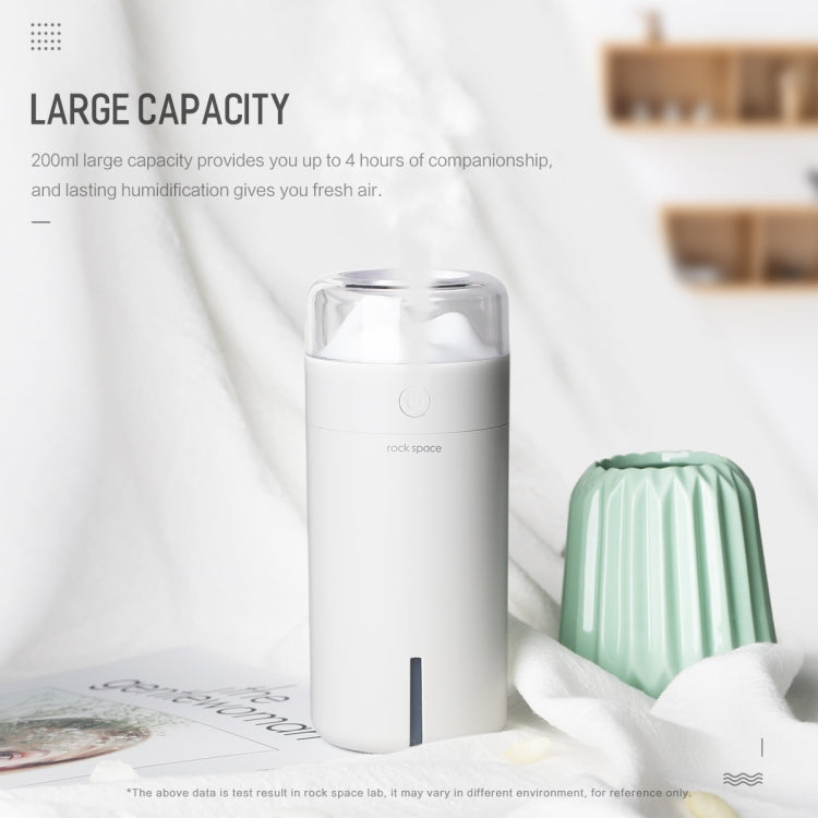 Rock Space WT-H6 Ultra-quiet Air Humidifier with Micro USB Port and Colorful LED Lights,Capacity 200ml