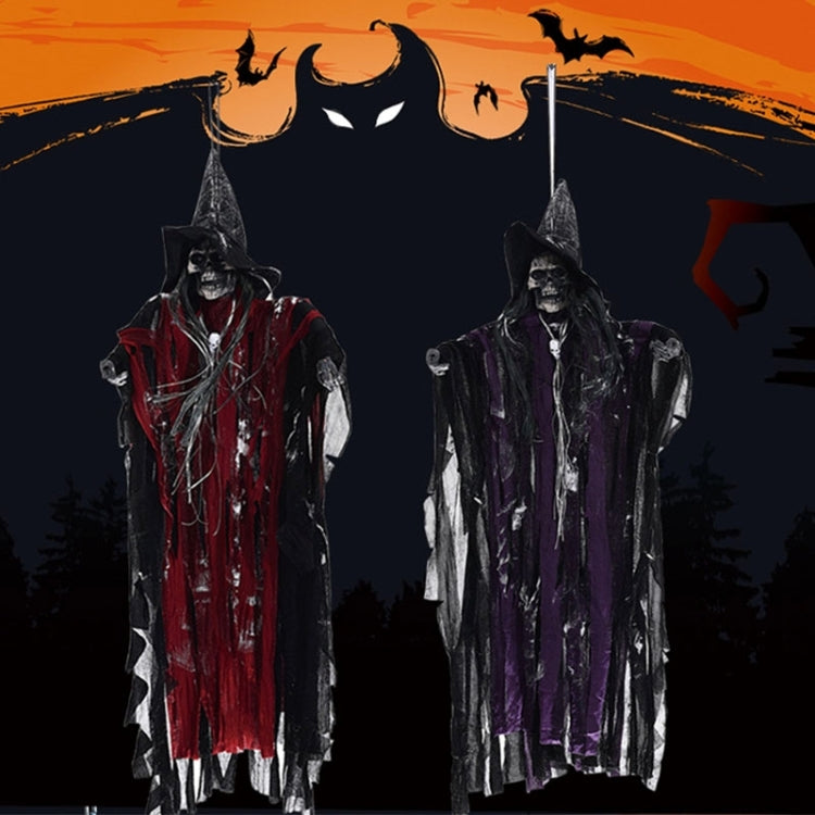 Halloween Voice Control Hanging Ghosts Electric Fun Animated Party Speaking Funny Ghost, Random Color Delivery