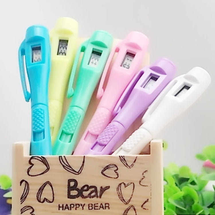 5 PCS Candy Color Electronic Table Ball Pen Student Learning School Office Supplies, Random Color Delivery