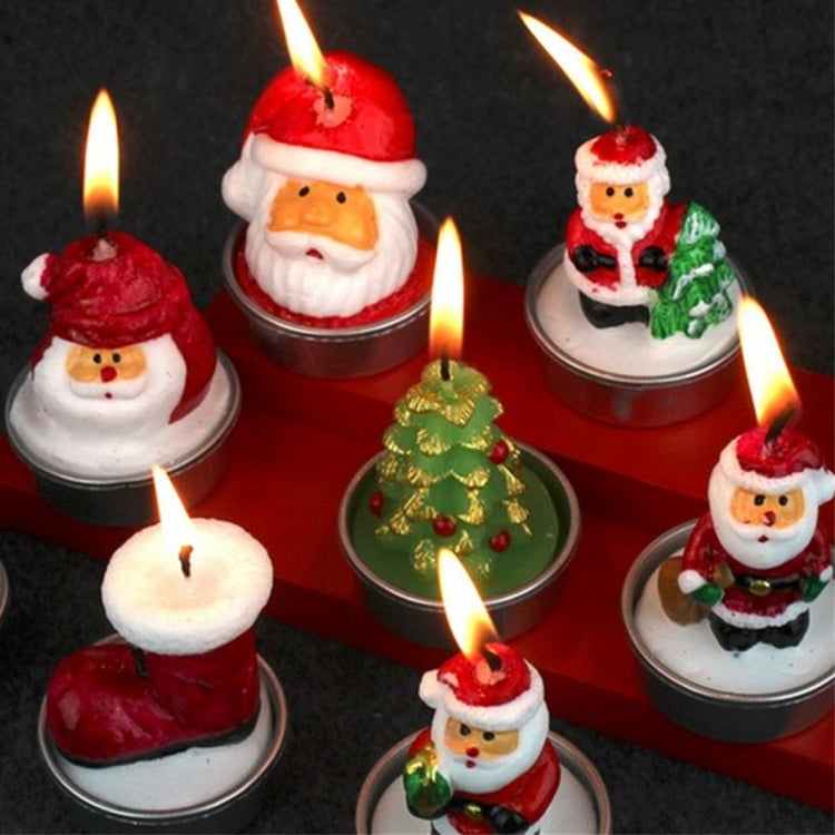 Santa Claus Christmas Candle For Home Decoration Party Decor New Year Decoration Supplies, Random Style Delivery