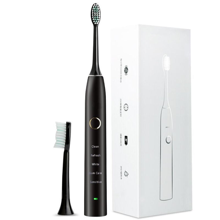 5 Cleaning Modes IPX7 Waterproof USB Charger Ultrasonic Electric Toothbrush