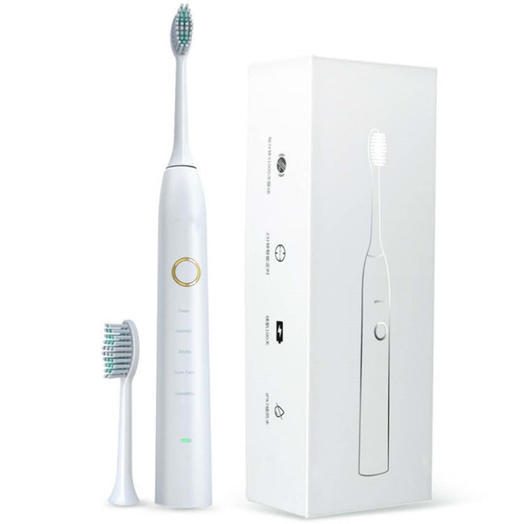 5 Cleaning Modes IPX7 Waterproof USB Charger Ultrasonic Electric Toothbrush