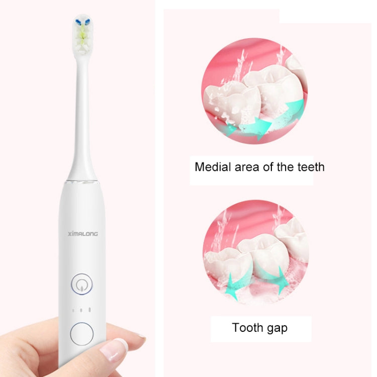 Ximalong 15 Cleaning Modes IPX7 Waterproof USB Charger Sonic Electric Toothbrush