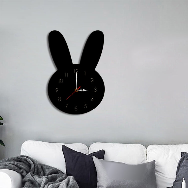 Rabbit Pattern Creative Living Room Decorative Wall Clock
