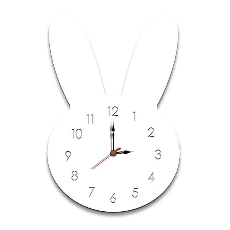 Rabbit Pattern Creative Living Room Decorative Wall Clock