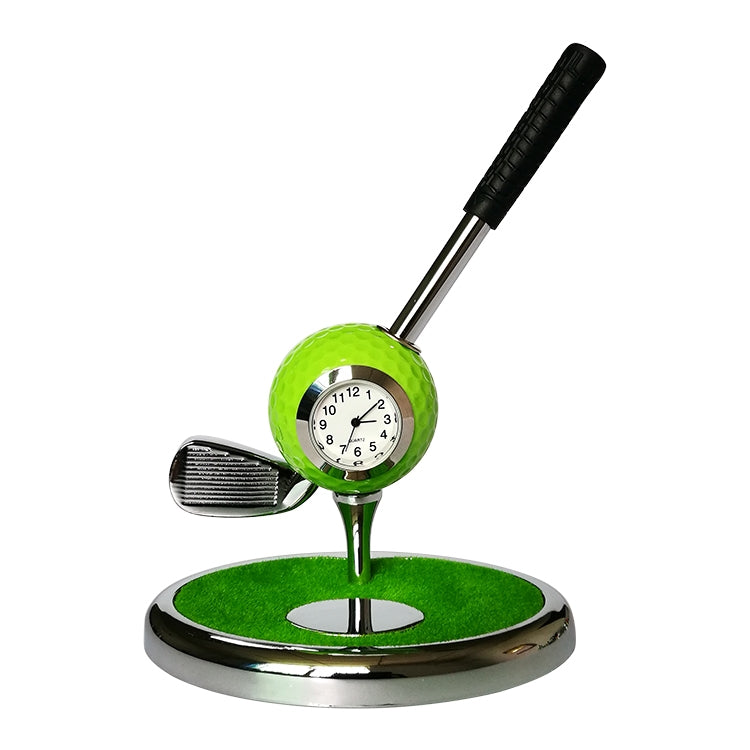 Metal Ball Pen Creative Golf Club Clock Iron Pen Holder