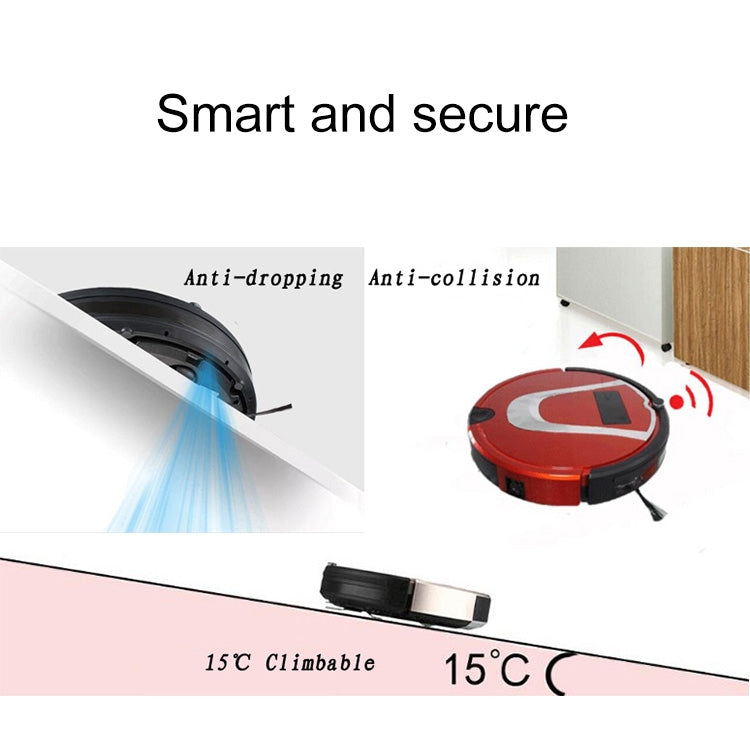TOCOOL TC-750 Smart Vacuum Cleaner Touch Display Household Sweeping Cleaning Robot with Remote Control