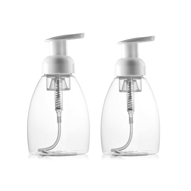 5 PCS Foaming Liquid Soap Dispensers with White Pumps Empty Plastic Soap Pump Bottles, 250ml