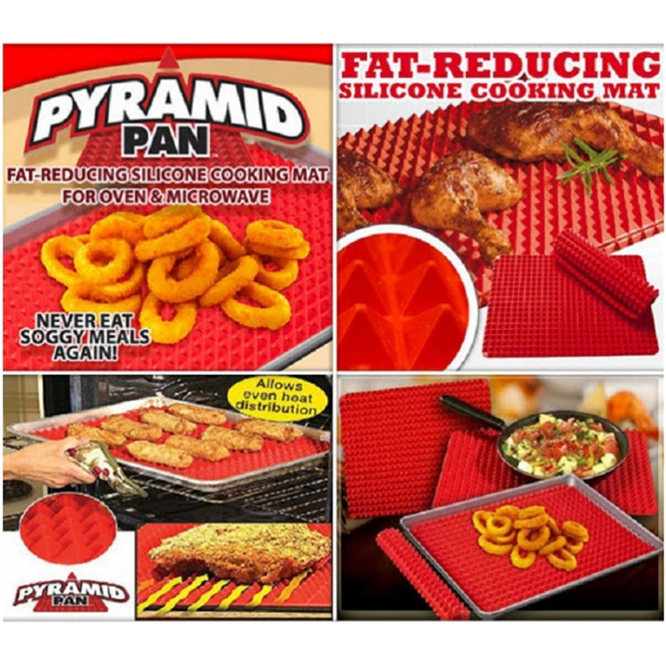 Multi-function Silicone Barbecue Pad / Food Pad(Red)