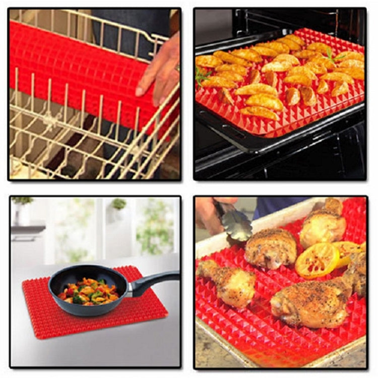 Multi-function Silicone Barbecue Pad / Food Pad(Red)