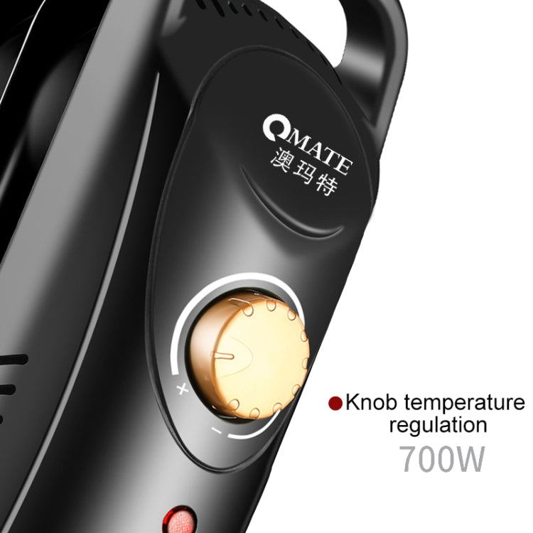 OMATE Mini Household Radiator Warmer Electric Heater, US Plug(Black)