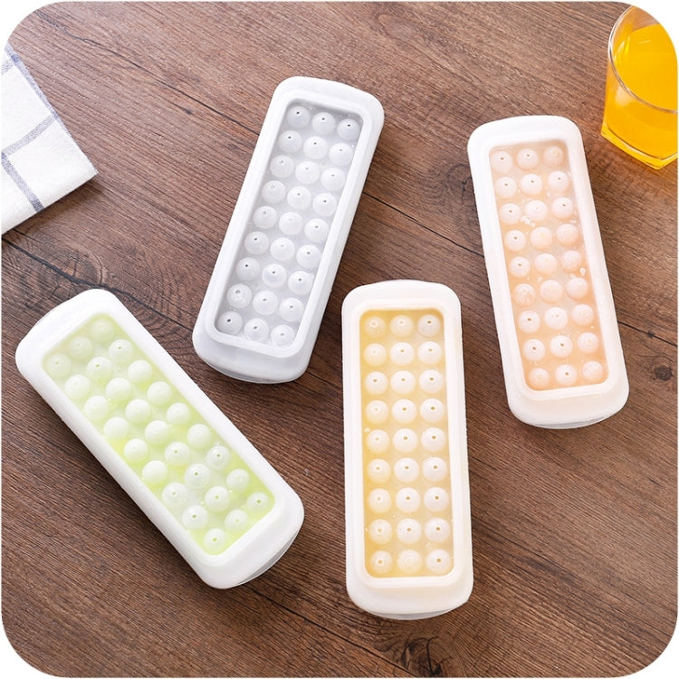 Creative Mini Ball Shaped 27-grid Ice Mold, Random Color Delivery