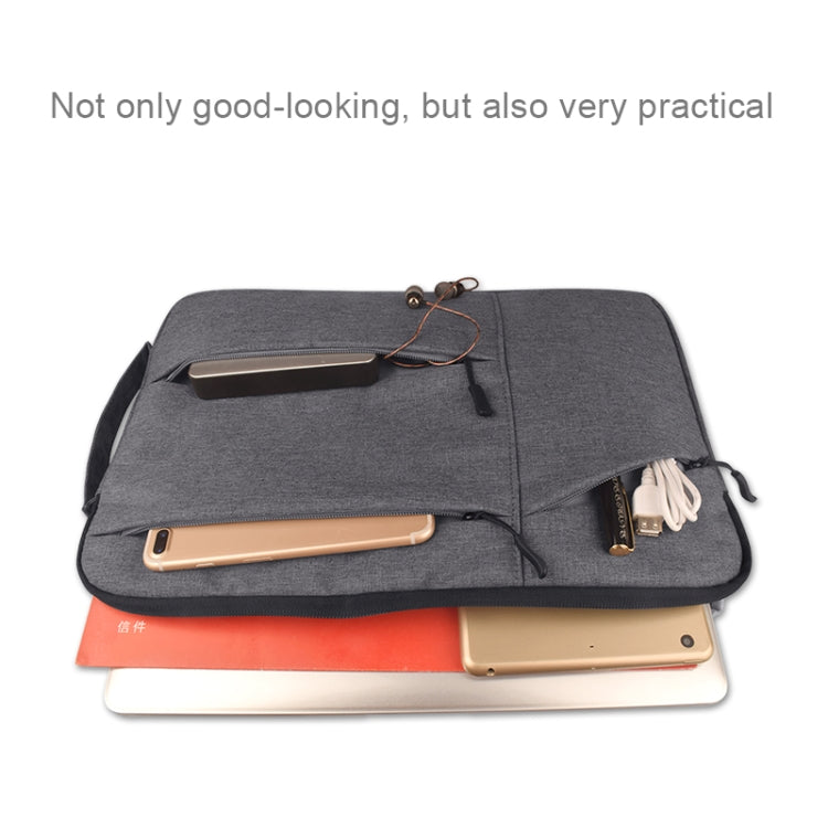 Universal Multiple Pockets Wearable Oxford Cloth Soft Portable Simple Business Laptop Tablet Bag, For 12 inch and Below Macbook, Samsung, Lenovo, Sony, DELL Alienware, CHUWI, ASUS, HP