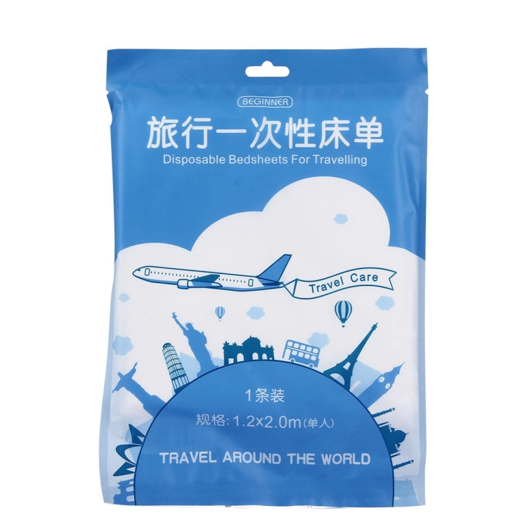 Portable Disposable Travel Nonwoven Bedsheet, Size: 1.2x2m