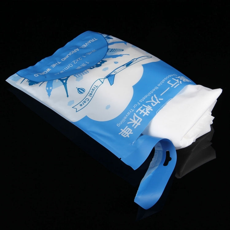 Portable Disposable Travel Nonwoven Bedsheet, Size: 1.2x2m