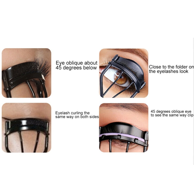 5 PCS Two Colors Super Wide-angle Makeup Tools Eyelash Curlers, Random Color Delivery