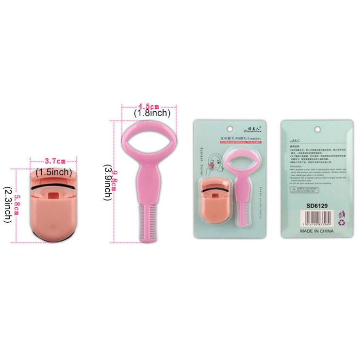 6 PCS Mini Eyelash Curler + Eyelash Guard Kit Lining Eyelids Assist Tool