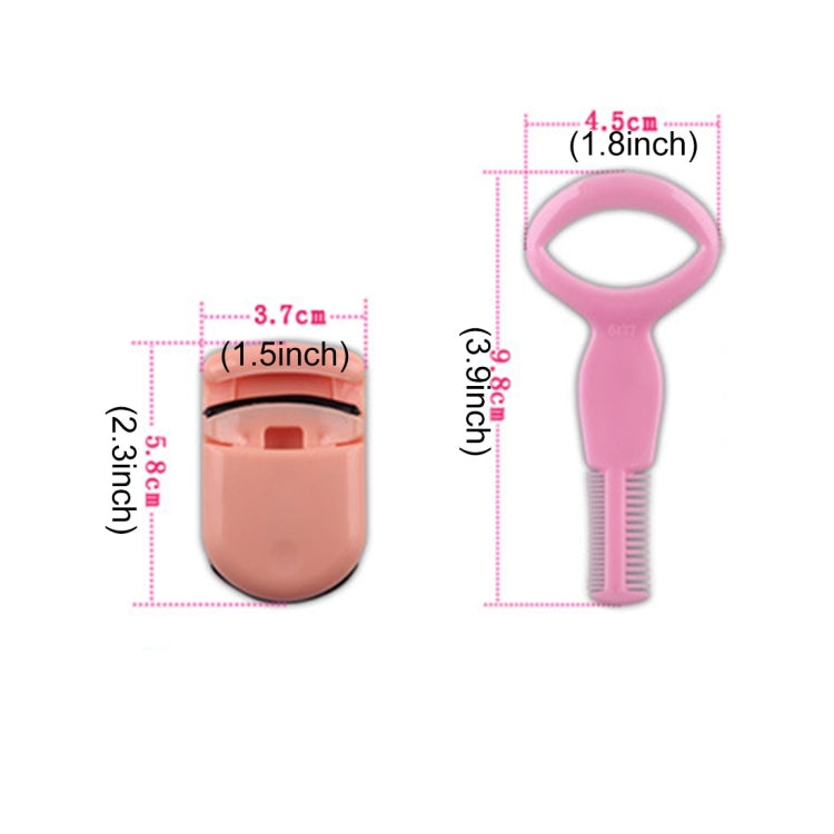 6 PCS Mini Eyelash Curler + Eyelash Guard Kit Lining Eyelids Assist Tool