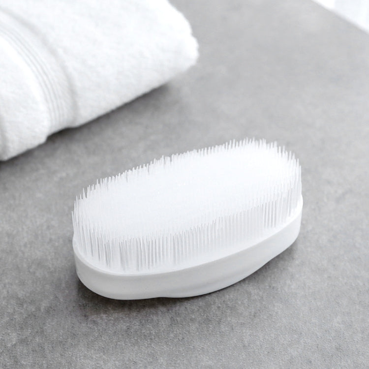 3 PCS Household Rectangle Shape Soft Clothes Shoes Washing Scrubbing Brush(White)